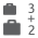 2 Grote koffers + 3 kleine koffer