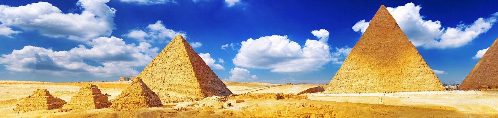 Piramides van Gizeh in Cairo