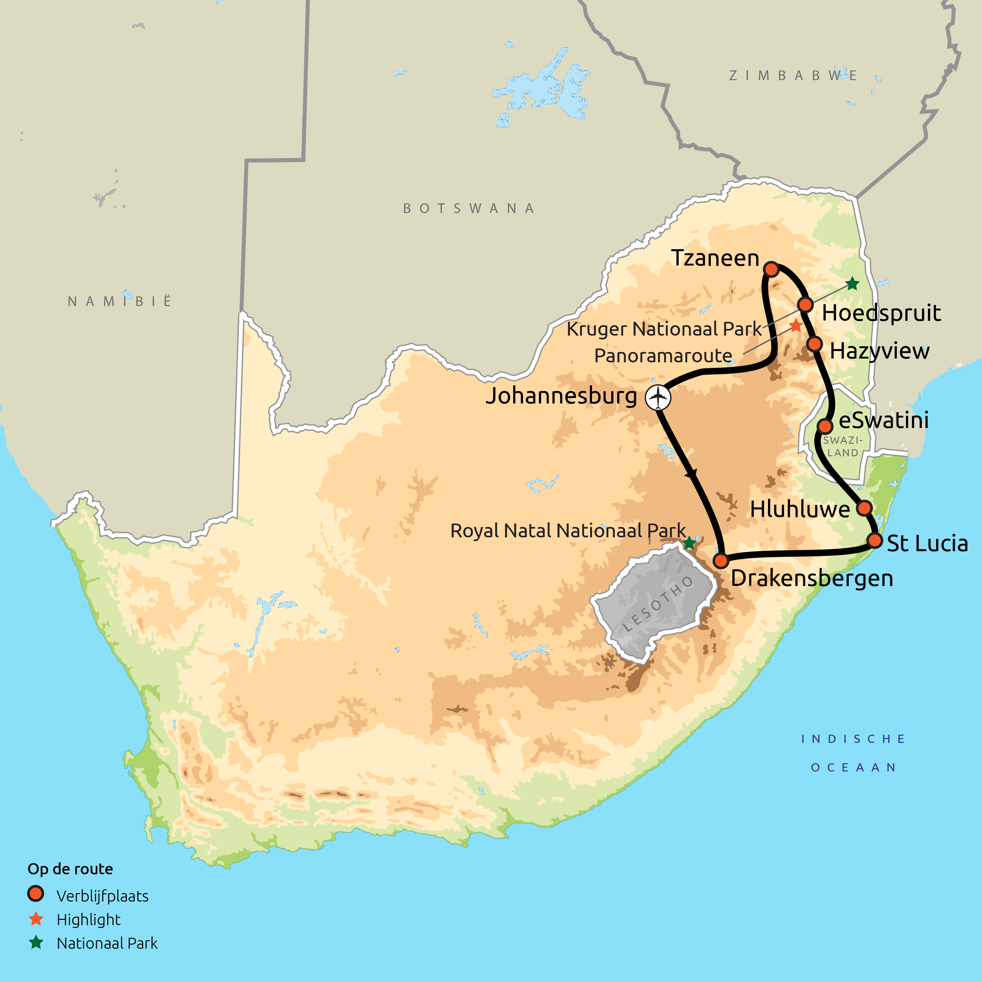 Familiereis op safari in Zuid-Afrika