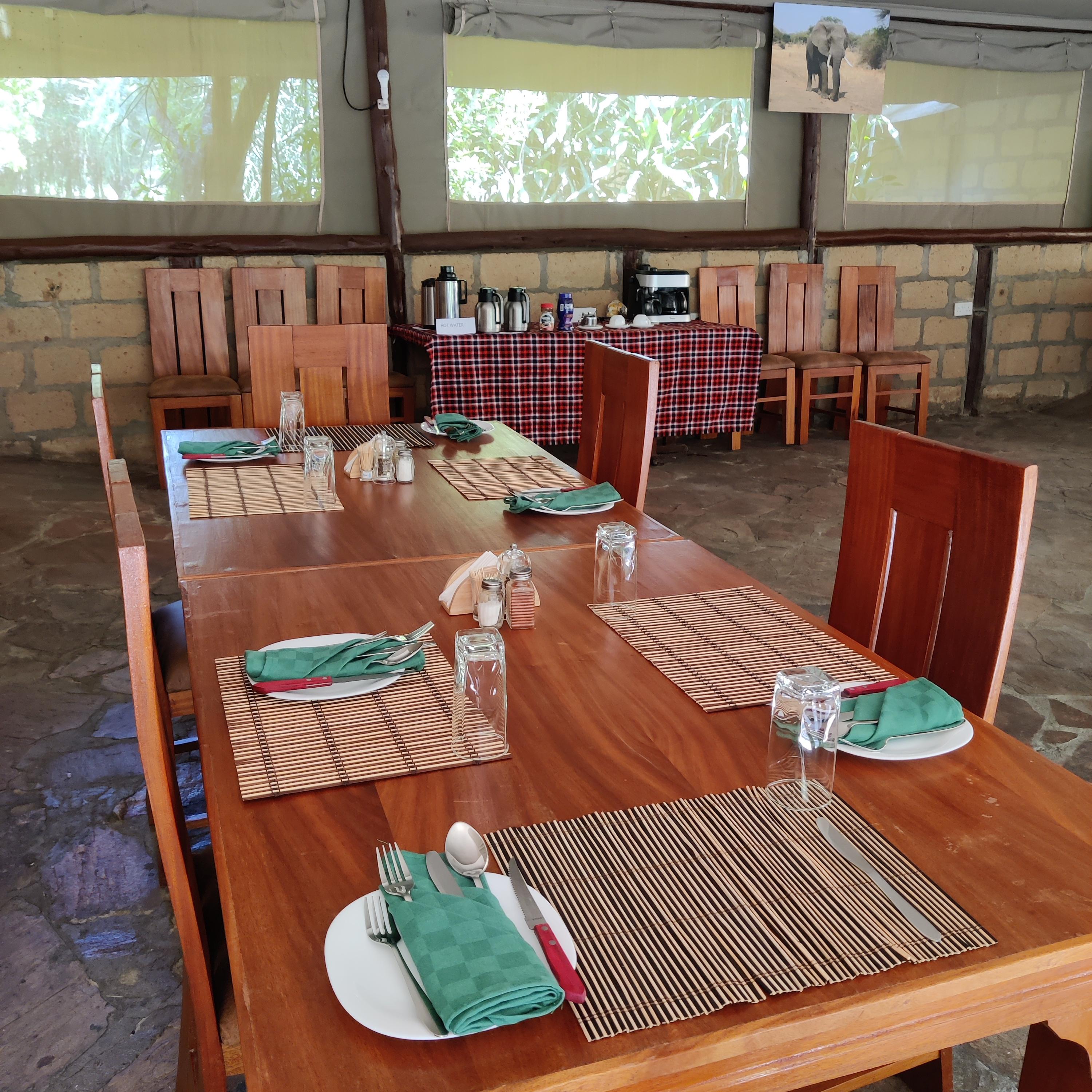 Mara Kimana Camp, restaurant