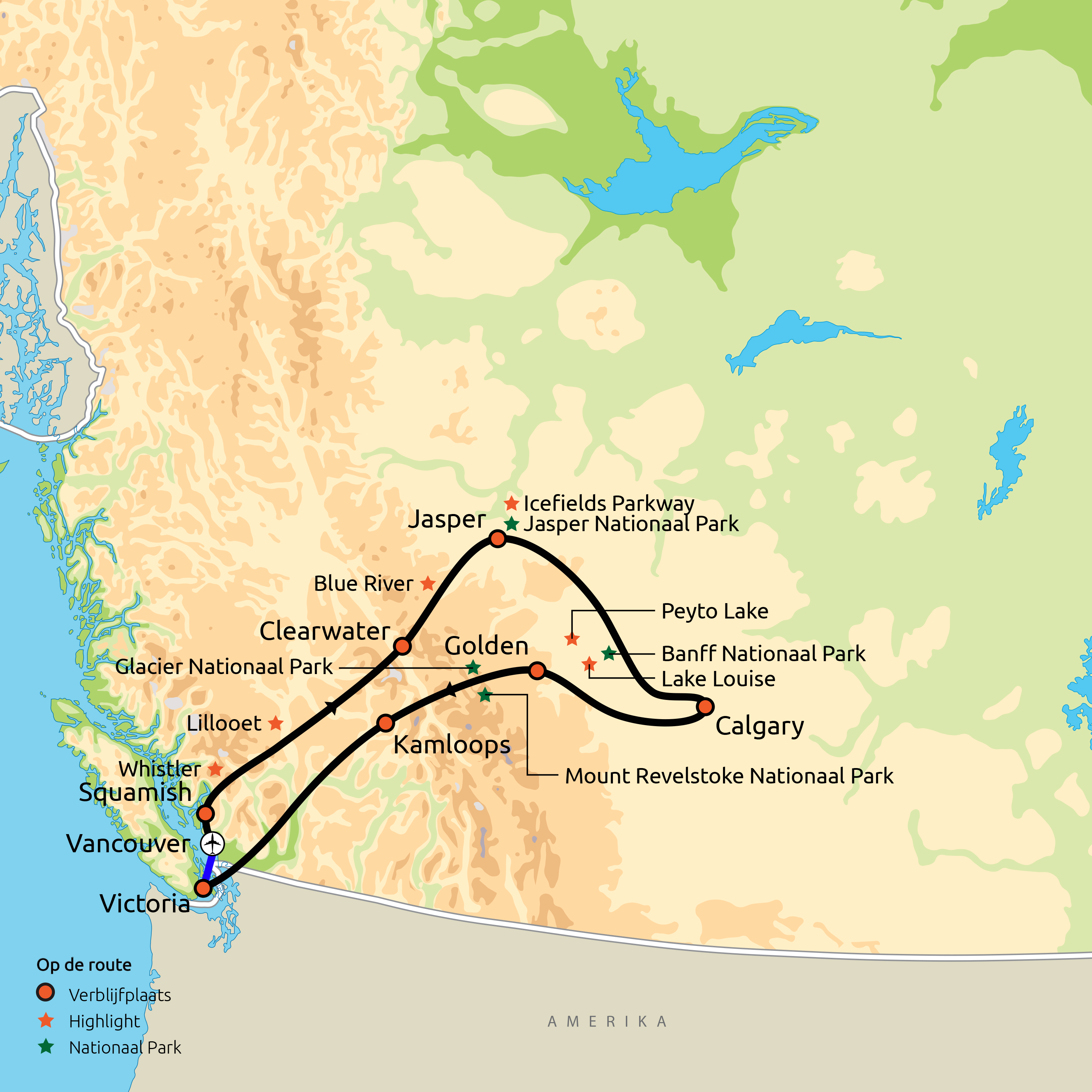 West-Canada & Rocky Mountains