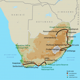 Hoogtepunten van Zuid-Afrika
