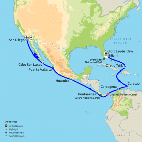 Panamakanaal cruise 