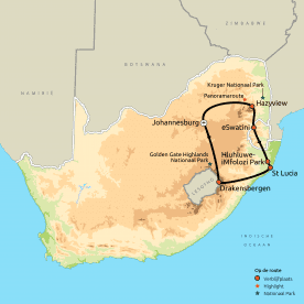 Wildparken van Zuid-Afrika