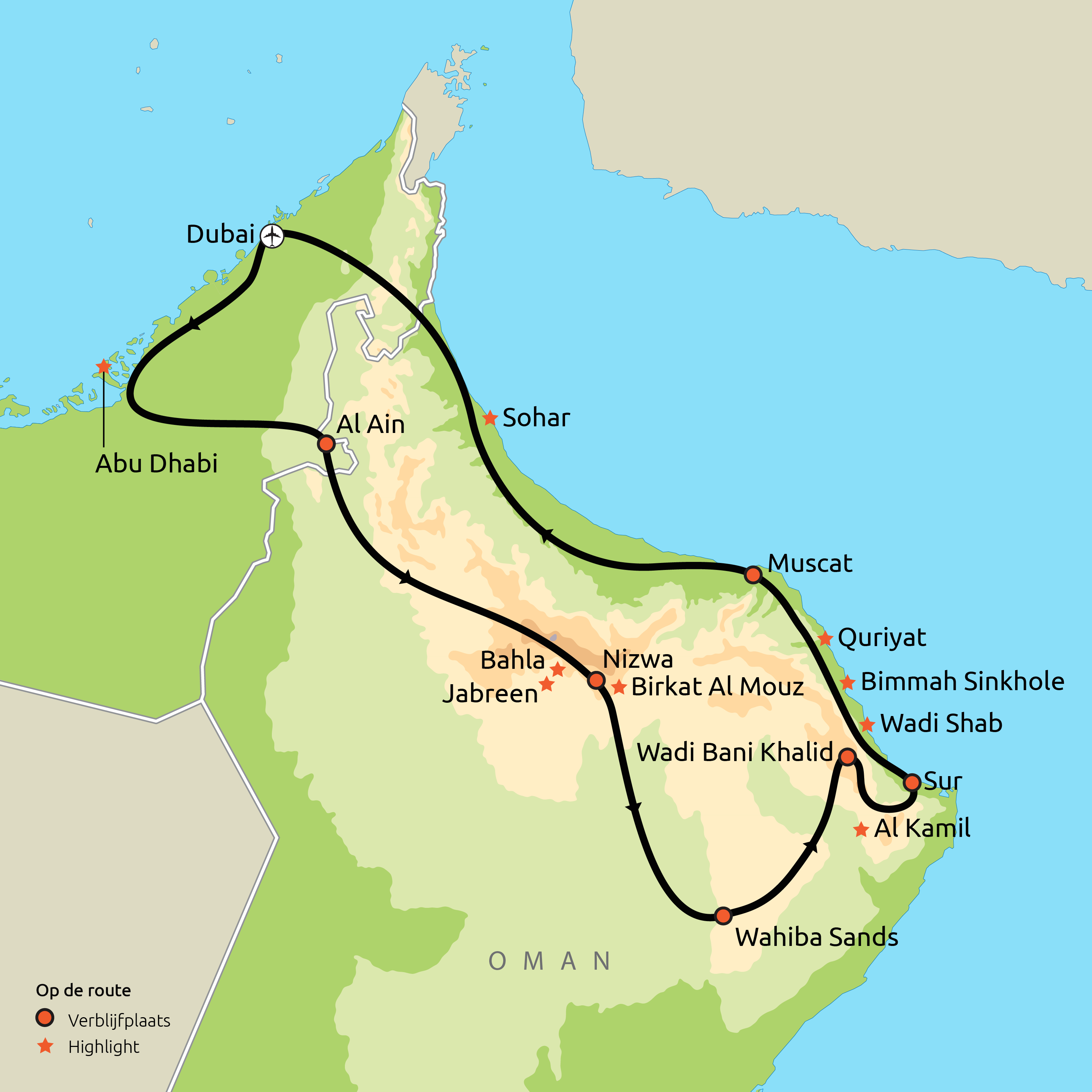 Groepsreis Dubai, Abu Dhabi & Oman 
