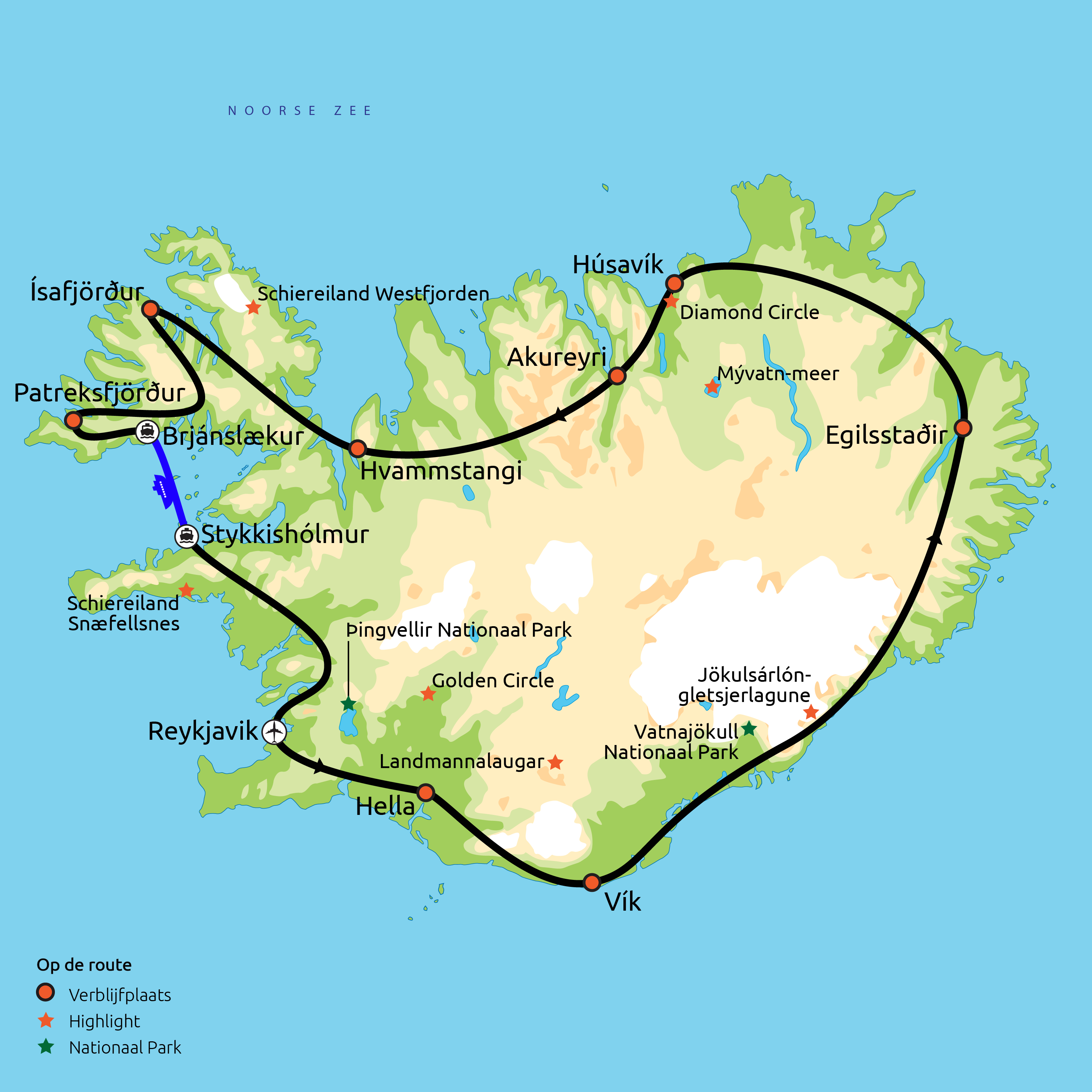 IJsland Compleet