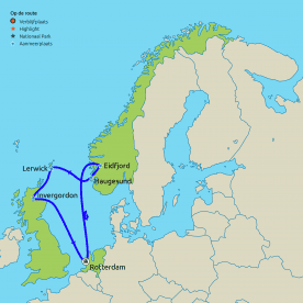 Cruise Noorwegen & Schotland vanaf Rotterdam