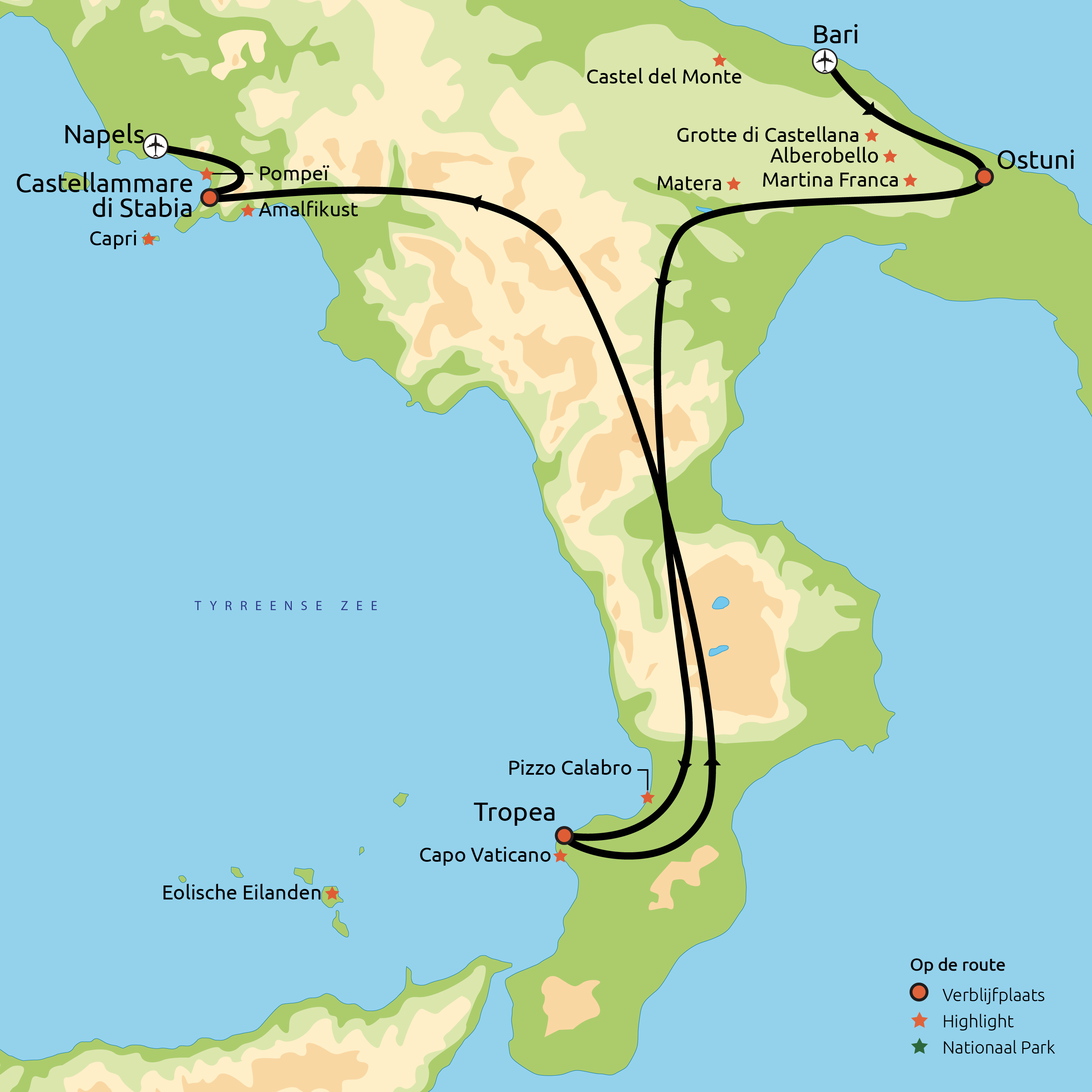Het Wonderschone Zuid-Italië