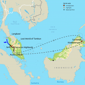 Familierondreis Maleisië en Borneo, Sabah