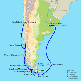 Rondreis & Cruise Zuid-Amerika van Chili naar Argentinië (Oosterdam) - O568
