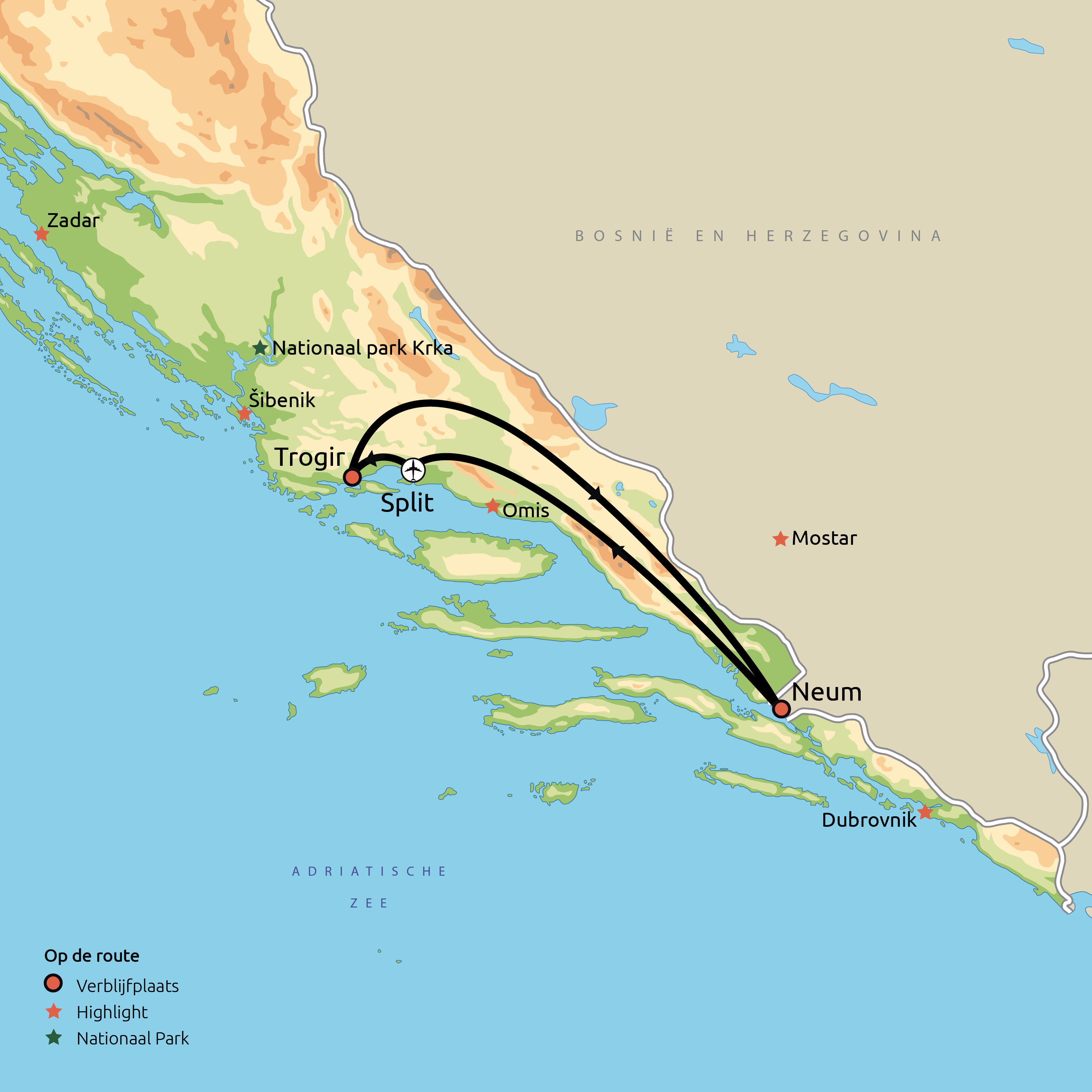 Hoogtepunten van Dalmatië