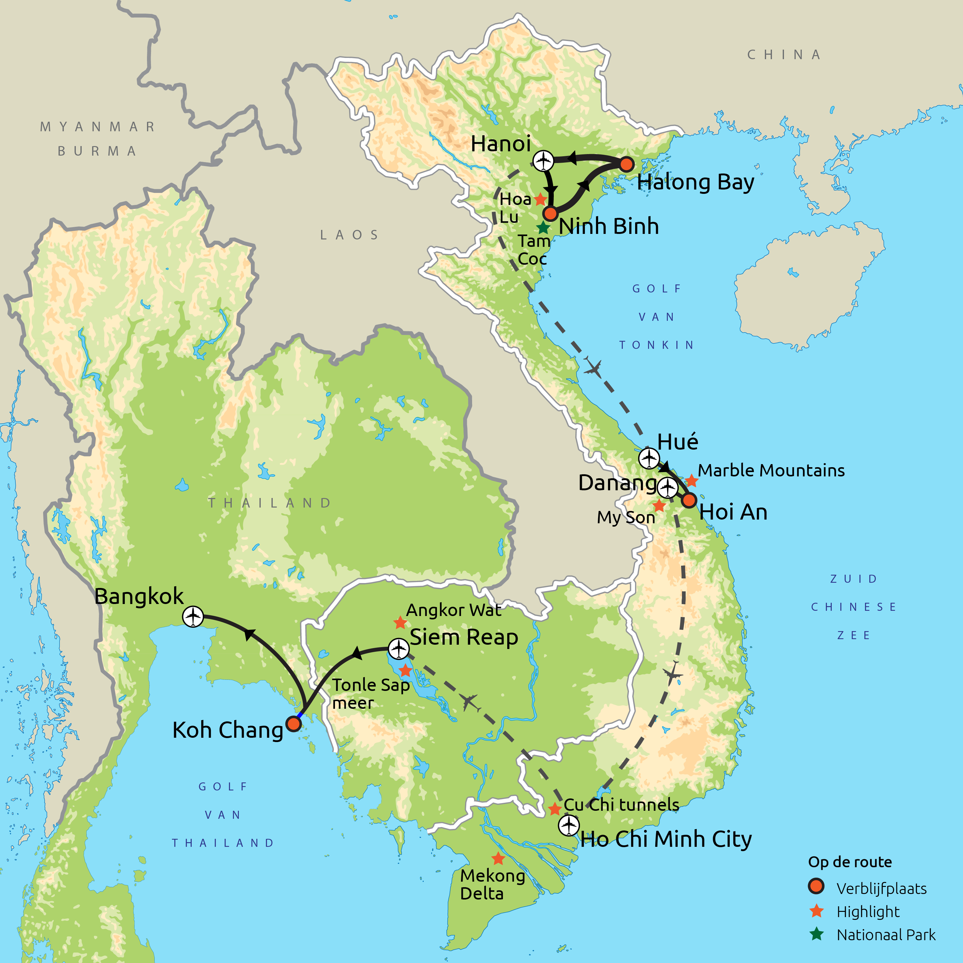 Familiegroepsreis Vietnam, Cambodja & Thailand