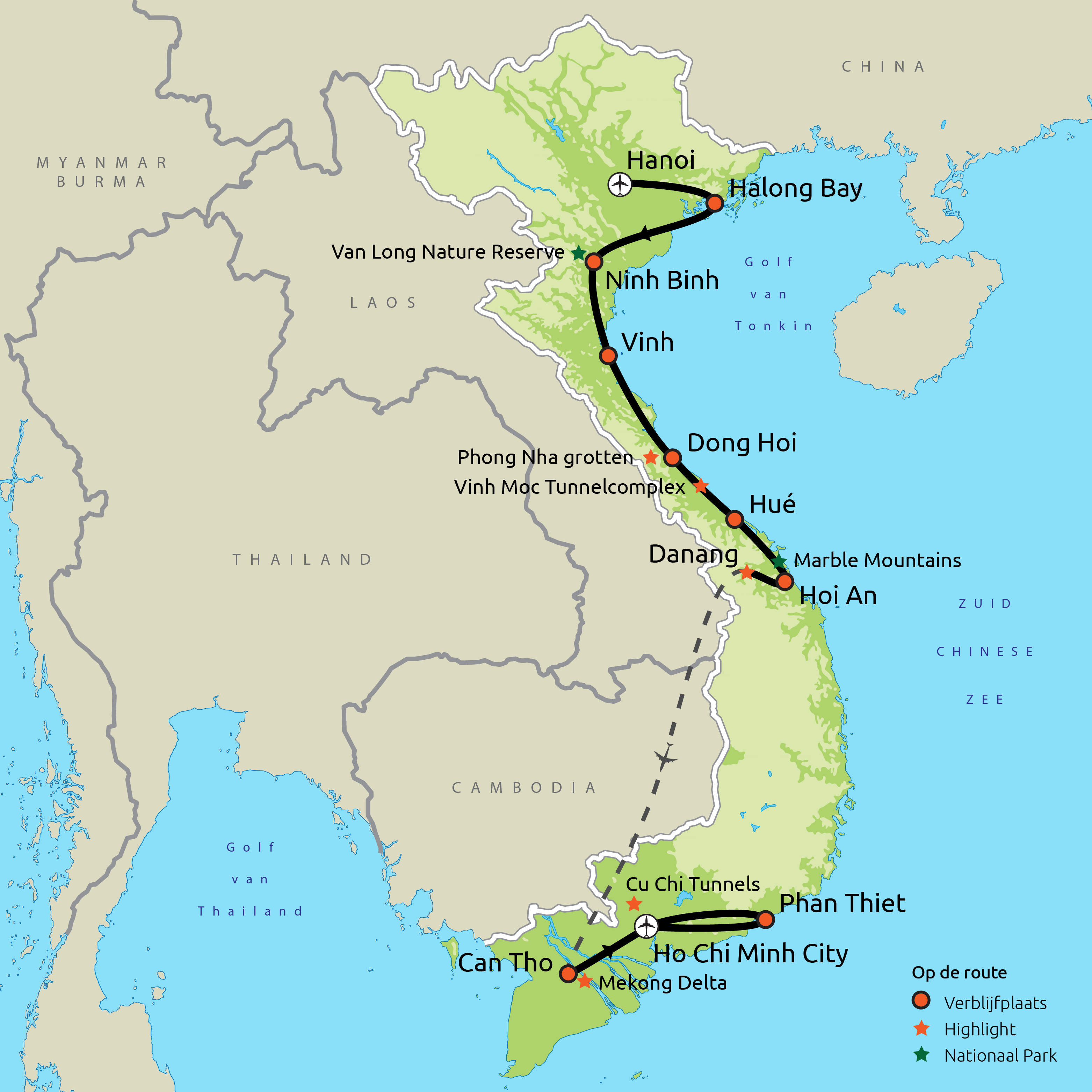 Relaxt door Vietnam