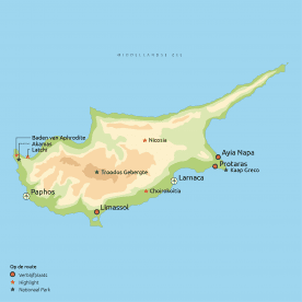 Routekaart Cyprus Compleet