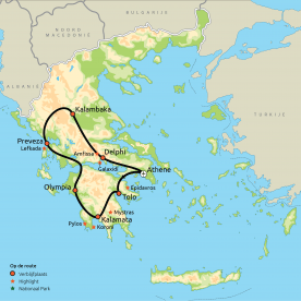 Route Beste van Griekenland
