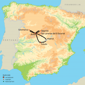 Ontdek Madrid & omgeving (o.b.v. eigen vervoer)