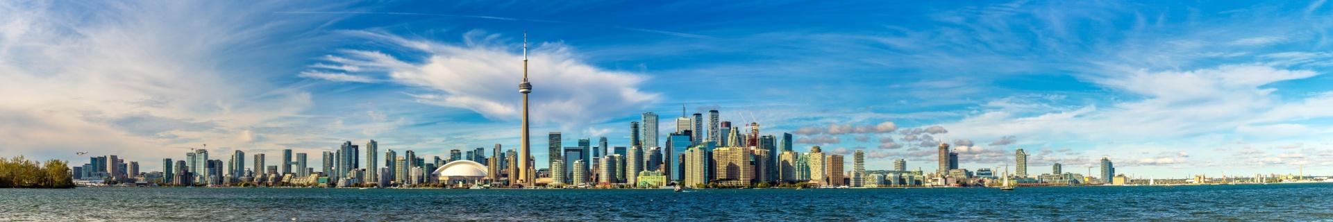 De skyline van Toronto