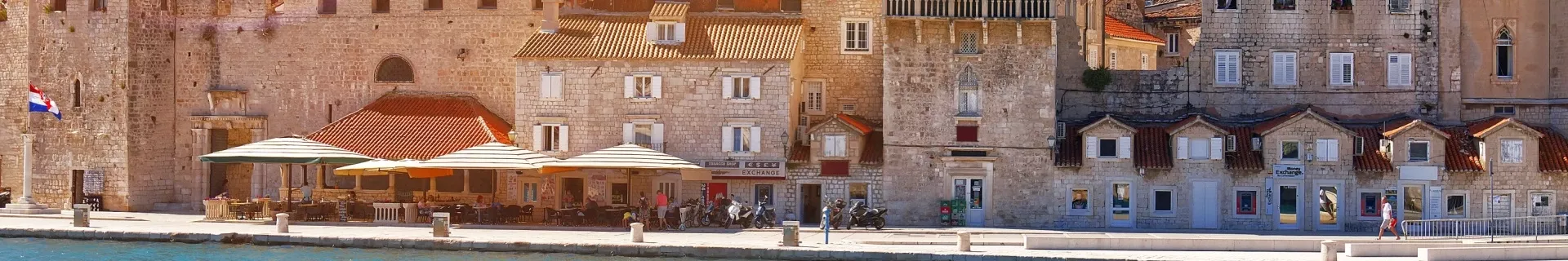 Promenade van Trogir, Kroatië