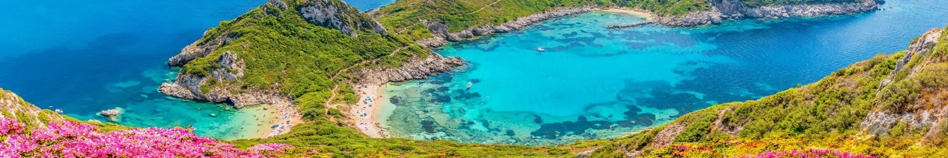 Corfu blauwe lagune