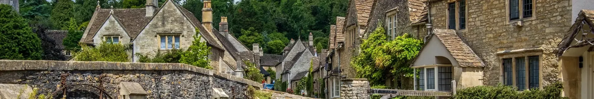 Castle Combe in Wiltshire, Engeland