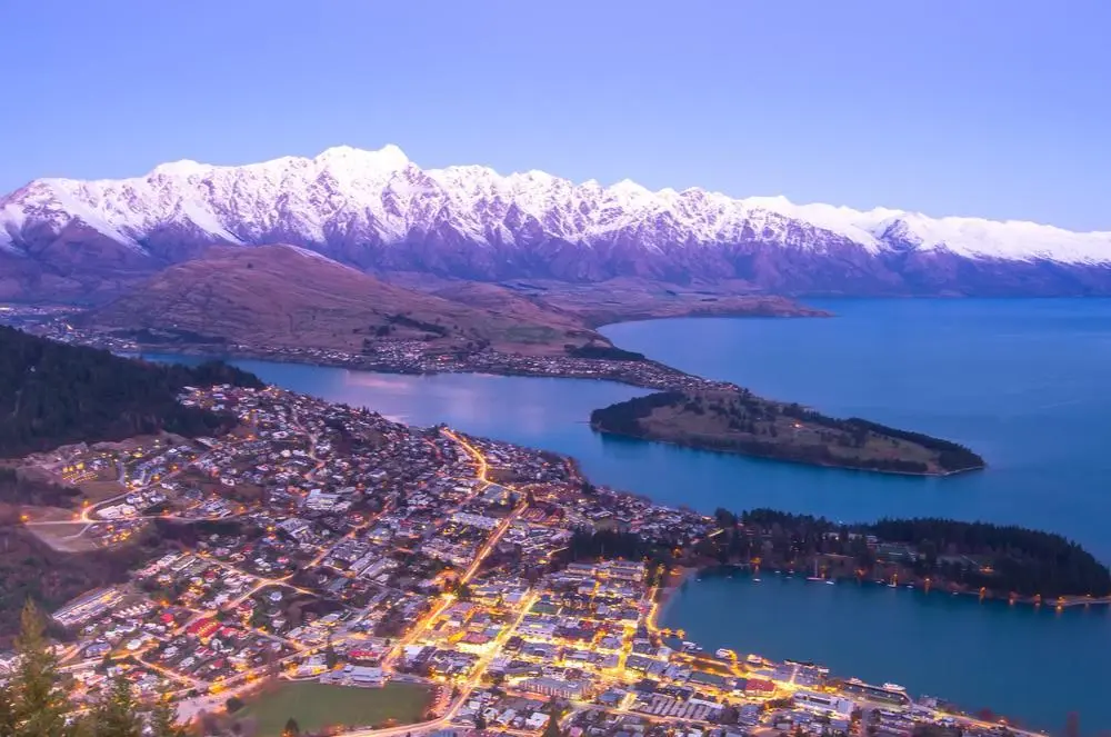 Panoramisch uitzicht Queenstown
