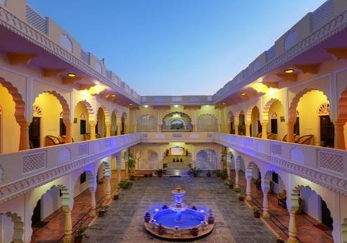 Ranthambore Heritage Haveli, binnenplaats