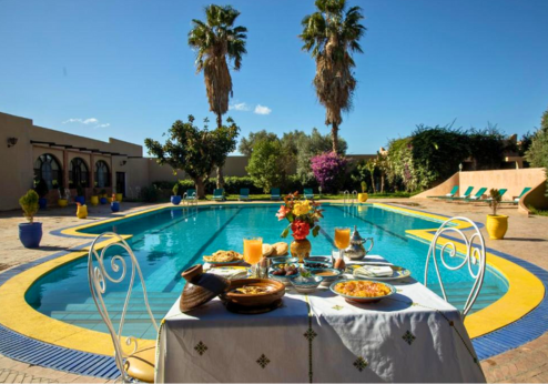 Riad Hida, zwembad