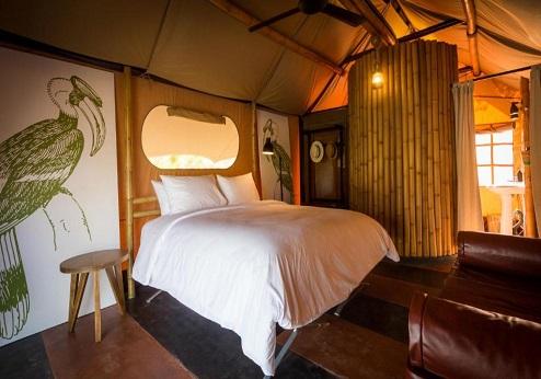 Lala Mukha Tented camp, kamer