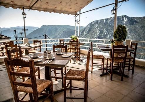 Kastalia Boutique Hotel, terras