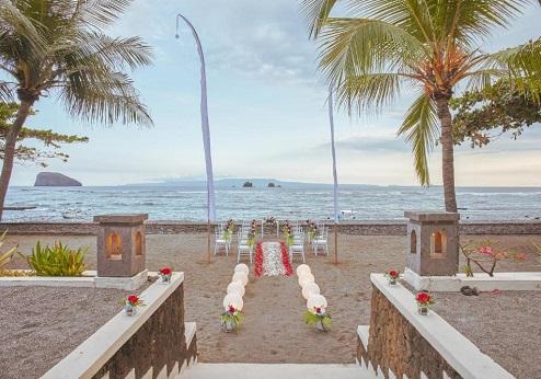 Puri Bagus Candidasa Resort, strand