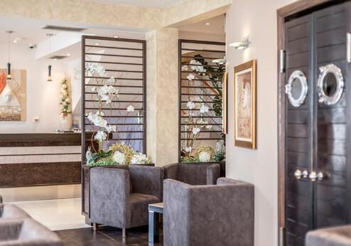 Hotel As, receptie