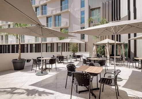 NH Málaga, terras