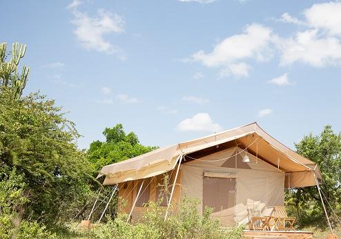 Enkorok Mara Camp, buitenkant tent