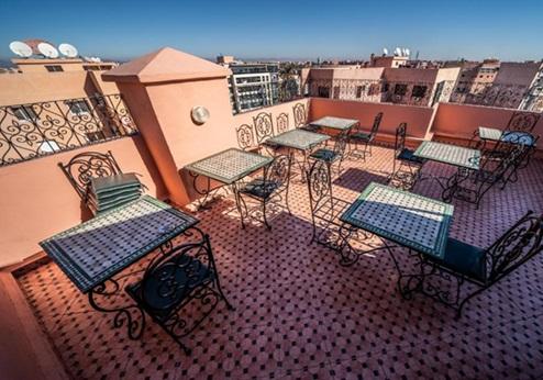 Moroccan House Marrakech, dakterras