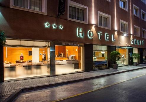 Hotel Zenit Malaga, entree