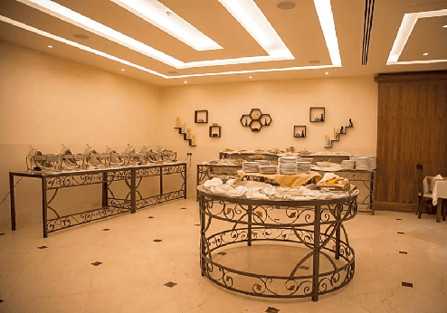 Arena Space Hotel, ontbijtbuffet