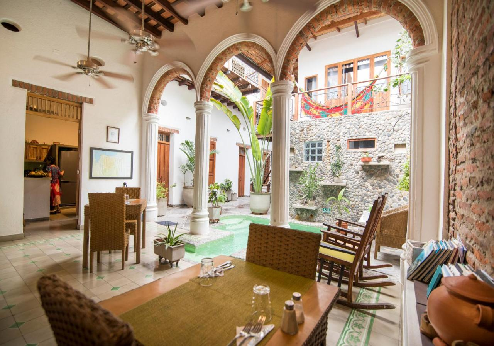 Hotel Casa Verde, terras