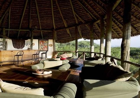 Lake Burunge Tented Lodge, lounge