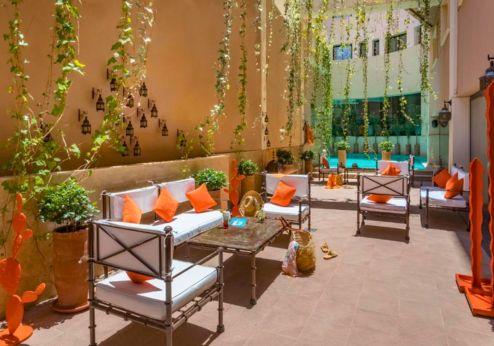 Dellarosa Boutique Hotel, binnentuin