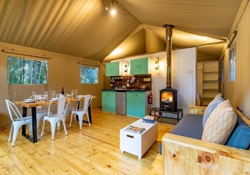 AfriCamps Klein Karoo, interieur tent