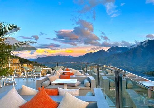 Sapa Relax Hotel & Spa, terras