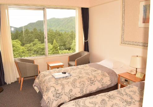 Hotel Kagetsuen, kamer