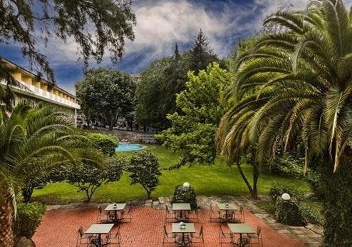 Hotel Grão Vasco, tuin