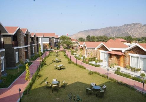 Spree Hotel Sariska, tuin
