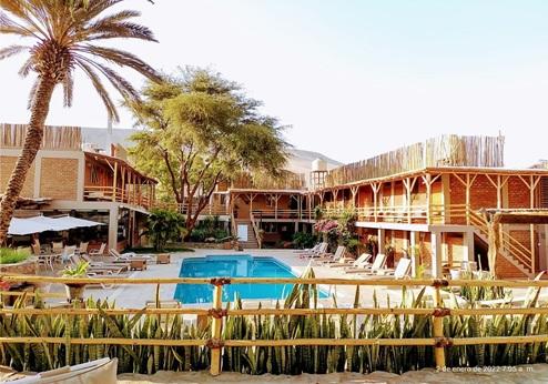 Hotel El Huacachinero, tuin