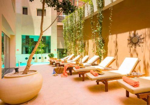 Dellarosa Boutique Hotel, binnentuin