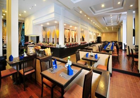 Tara Angkor Hotel, ontbijtzaal