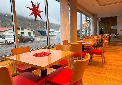Hotel Eskifjörður, ontbijtzaal