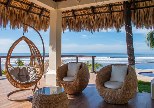Vista las Olas Surf Resort, Overdekt terras