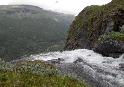 Fjellkysten Gjestehus, waterval